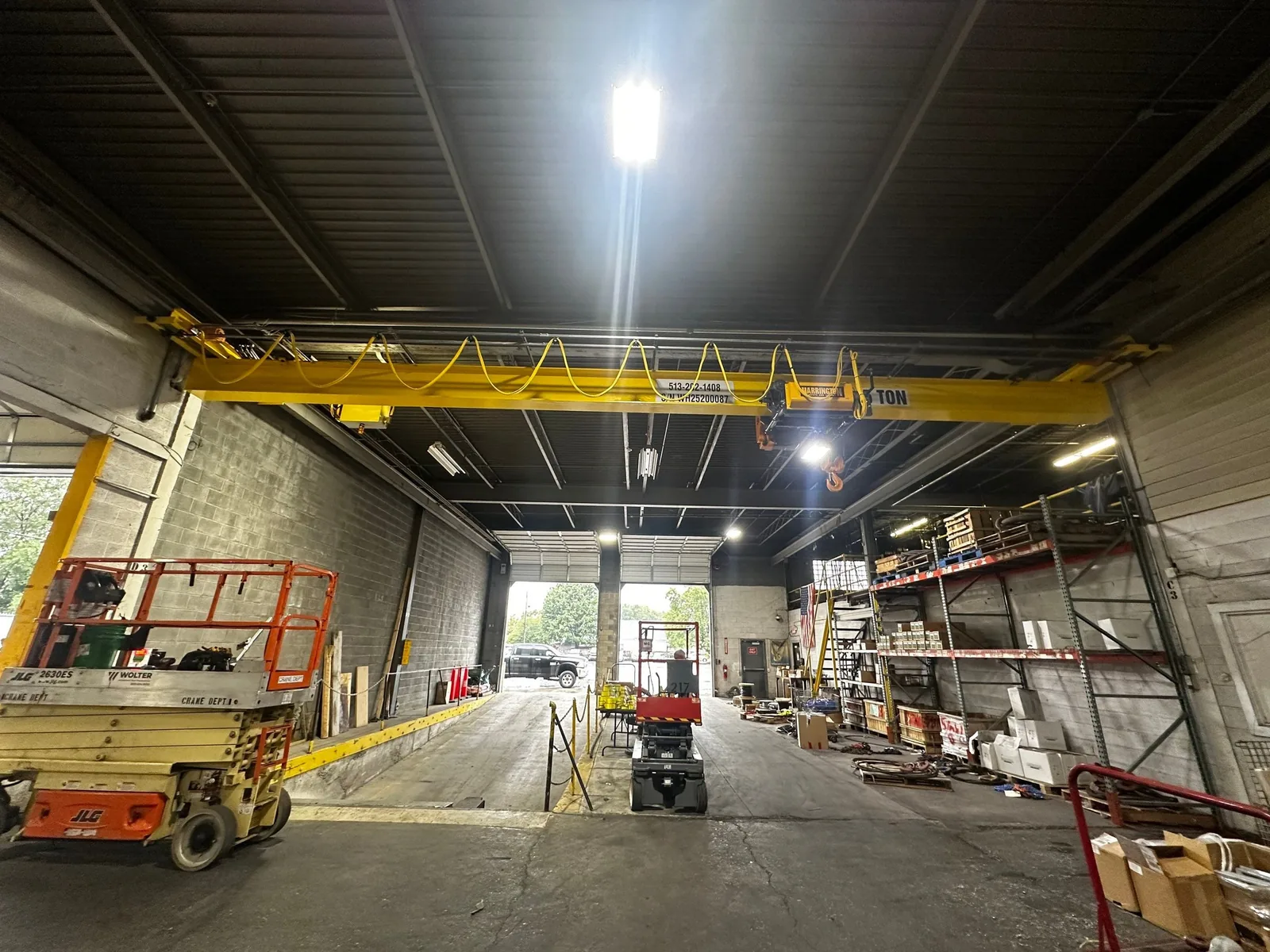 Bridge Crane Installation, view 2