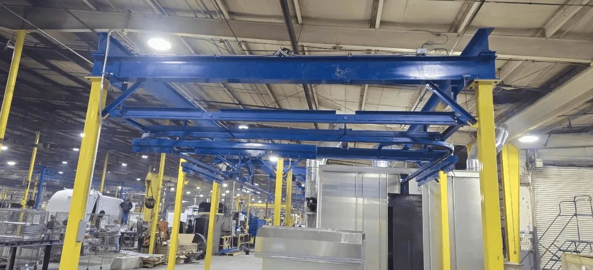 Enclosed-Track Conveyor System