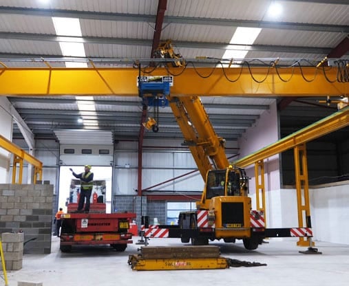 Overhead crane project proof for modernization planning